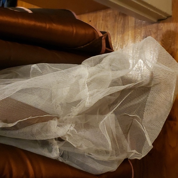 Maggie Sottero Brown and Pink Strapless Dress - Picture 11 of 13